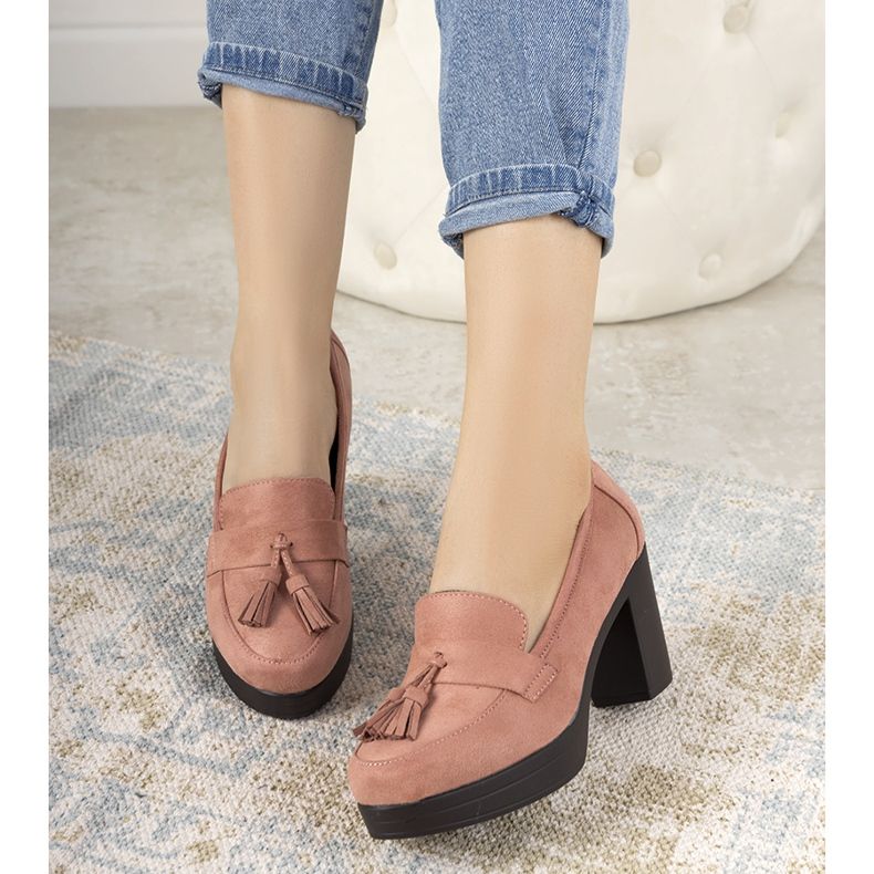 Ružičaste mokasine na Himmel postu ružičasta 1