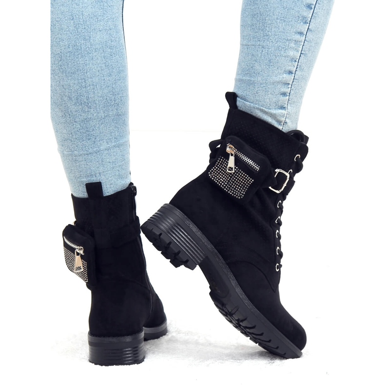 Crni Radnici s torbicom HQ252 Crni crno 2