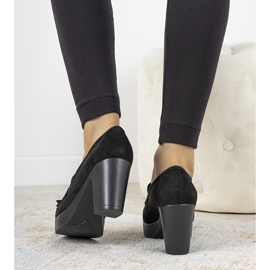 Crne mokasine na Himmel stupu crno 1