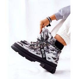 Kožne hvataljke Čizme Big Star II274368 Moro Crna bijela 2