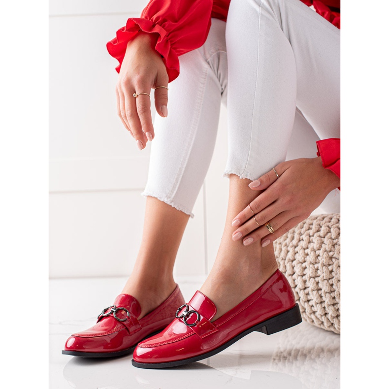 Goodin Lakirane mokasine crvena 1