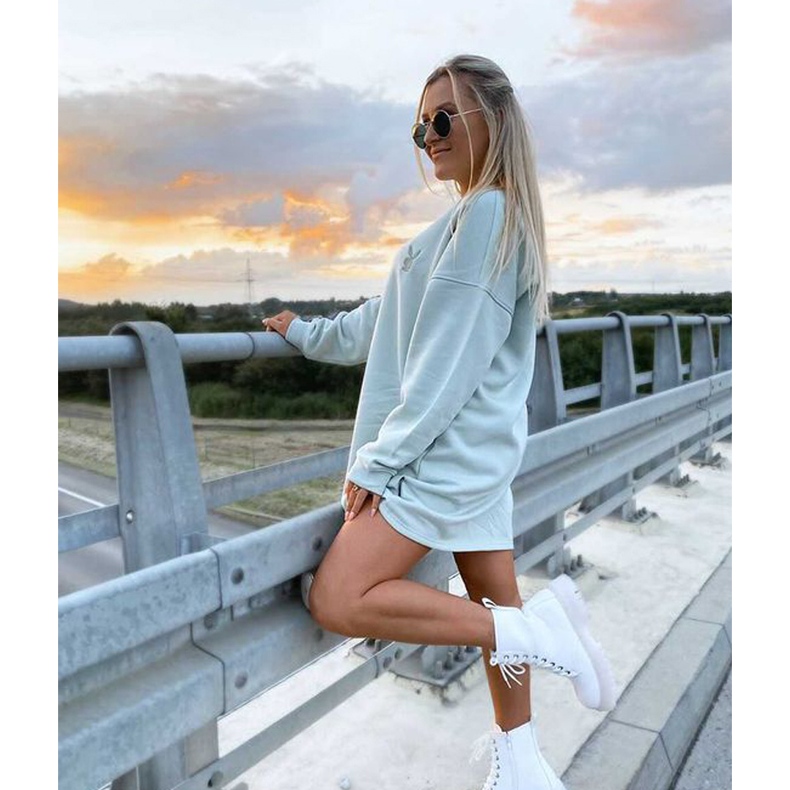 Visoke, elegantne čizme od bijelog grala bijela 1