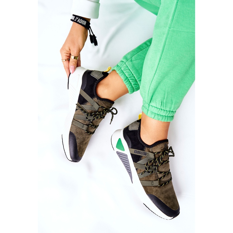 Sportska obuća Memorijska pjena Big Star II274308 Khaki crno kaki 2