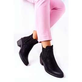 Crne čizme na visoku petu Sergio Leone BT620 crna 2