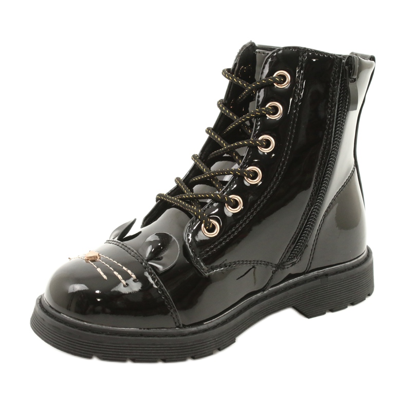 Miss Patent Boots 21DZ23-4309 crno 1