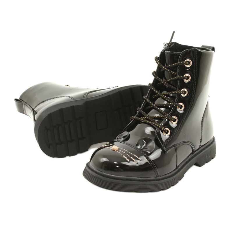 Miss Patent Boots 21DZ23-4309 crno 3