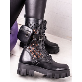 Sweet Shoes Ažurni crni radnici crna 1