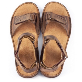 Muške kožne sandale Komodo 881K smeđe smeđa 3