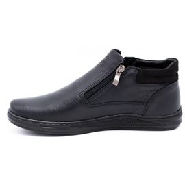 Polbut Crne muške zimske čizme K29F crna 1