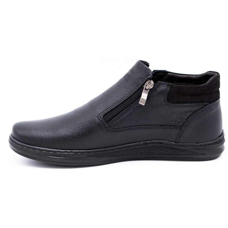 Polbut Crne muške zimske čizme K29F crna 1