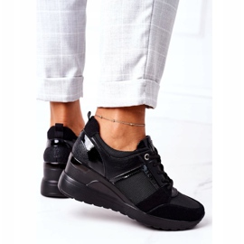 Tenisice na klin Vinceza 10606 Crna 4