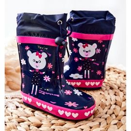 Dječje gumene galoše Navy Blue Zinstina's Bear mornarsko plava 2