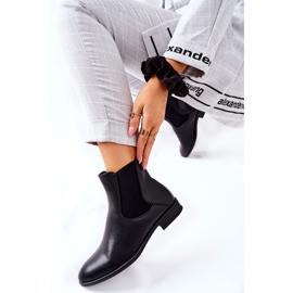 Kožne čizme Sergio Leone BT523 crne crno 1