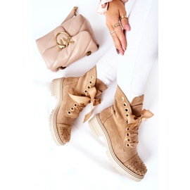 Lewski Shoes Čizme od antilopa Workery Lewski Cipele vezane 3069 Pijesak smeđa 1