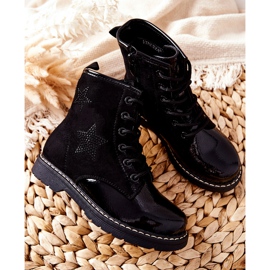 Vinceza Crne Gander dječje čizme crno 2