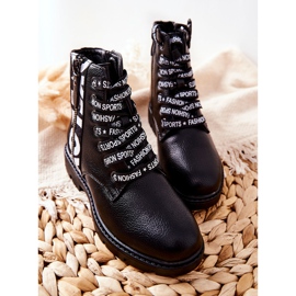 Vinceza Dječje čizme radničke Black Pomeroy crna 1