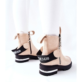 PS1 Izolirane čizme s patentnim zatvaračem Bež Cortona 1