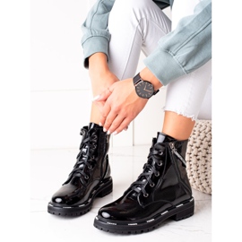 Artiker kožne čizme crno 2