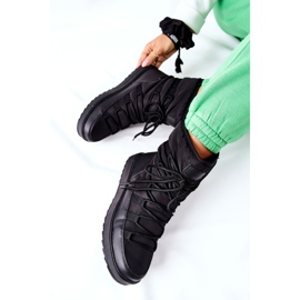 S.Barski Ženske crne tople čizme za snijeg Cironeus crno 1