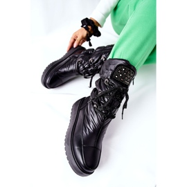 S.Barski Ženske crne tople čizme za snijeg Chardonnay crno 1