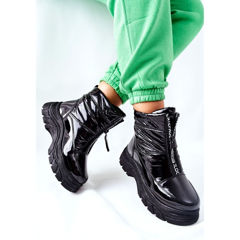 Vinceza Ženske zamke Crne čizme Echowen crno 2