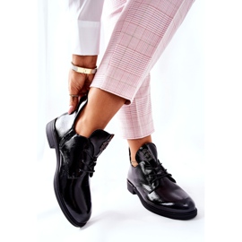 Lakirane cipele Sergio Leone Zagrijane PB262 Crna 2