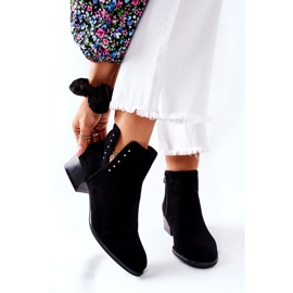 Topla čizme od antilopa Sergio Leone BT217 Crna 1