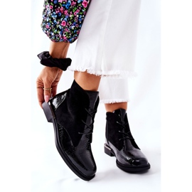 Topla čizme od antilopa Sergio Leone BT401 Crna 1