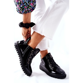 Lakirane cipele Sergio Leone PB210 Crna 2