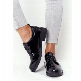 S.Barski Ženske Oxfords Lakirane Lakirane Cipele S. Barski Crna 3