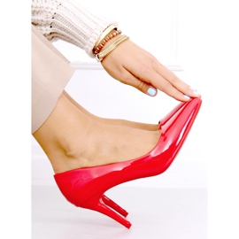 Ženske štikle s ruby ​​crvenom bojom crvena 1