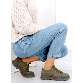 Tenisice s visokim potplatom Lily Green zelena 1