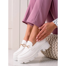 Diamantique Loaferi od eko kože bijela 2