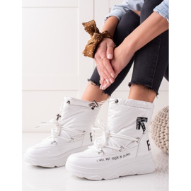 Svjetlucave VINCEZA čizme za snijeg bijela 1