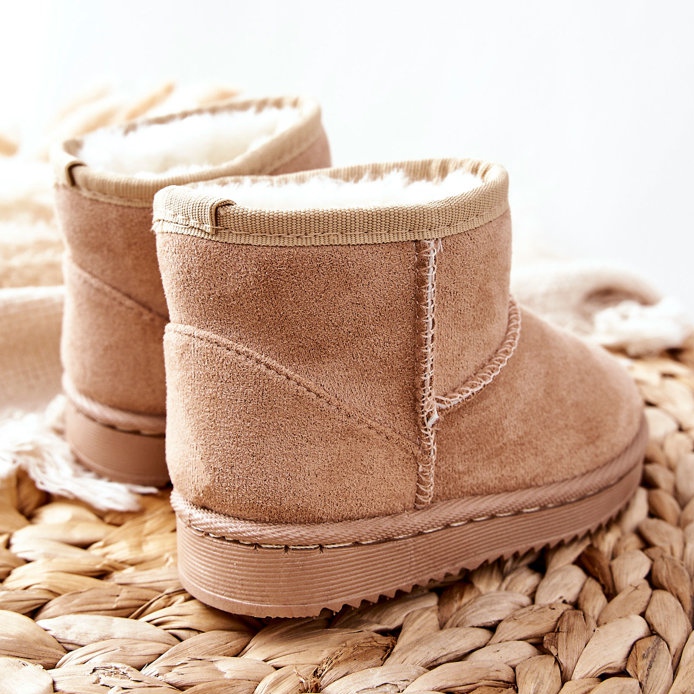 FR1 Dječje tople čizme za snijeg Bež Gooby 2