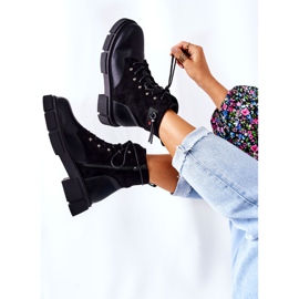 POTOCKI Radnici na kožnim čizmama vezani su za vas! crno 2