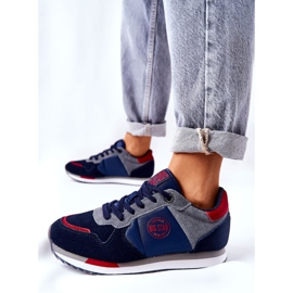 Sportske cipele Big Star GG274A055 Navy-Red crvena tamnoplava siva 1