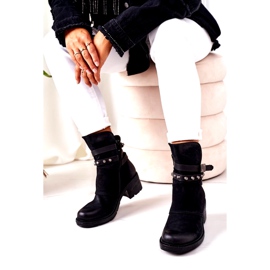 PS1 Tople čizme na visokim potpeticama Black Effie crno 2