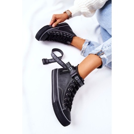 Visoko izolirane tenisice Big Star GG274026 Crne crna 2