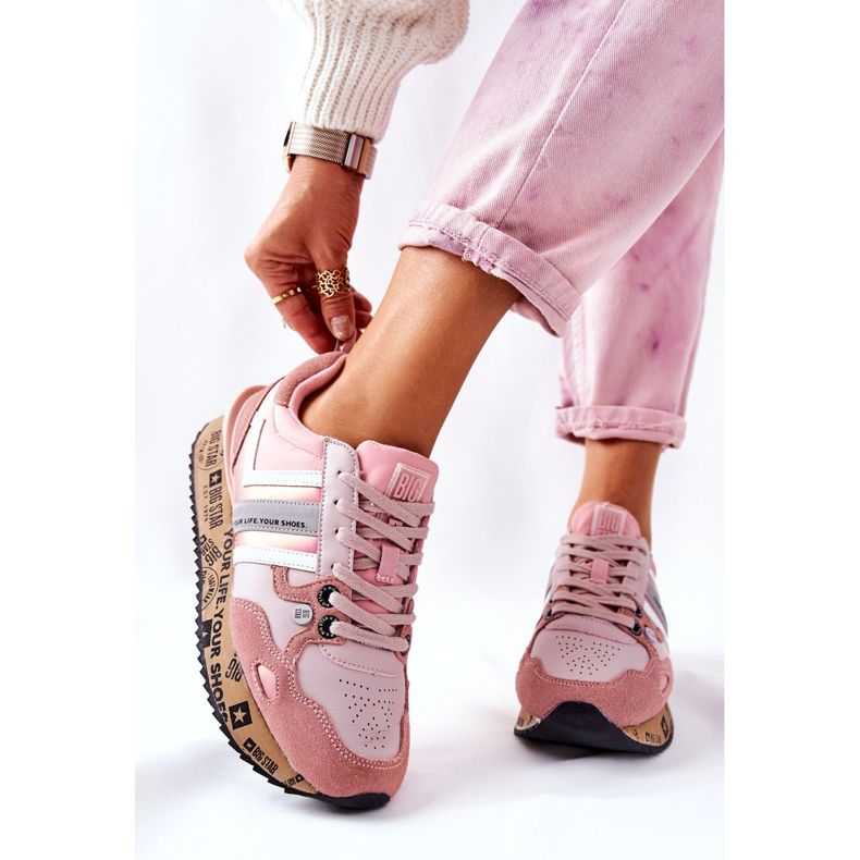 Ženske sportske cipele Big Star II274298 Pink ružičasta 2