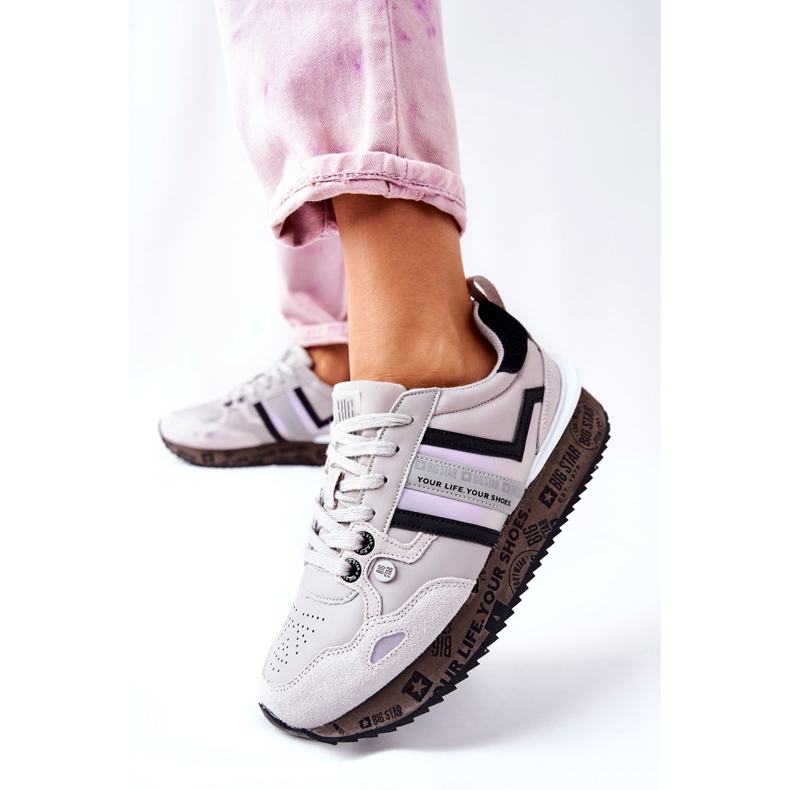 Ženske sportske cipele Big Star II274297 Siva 2