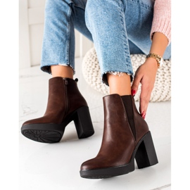 Super Mode Tople smeđe čizme smeđa 1