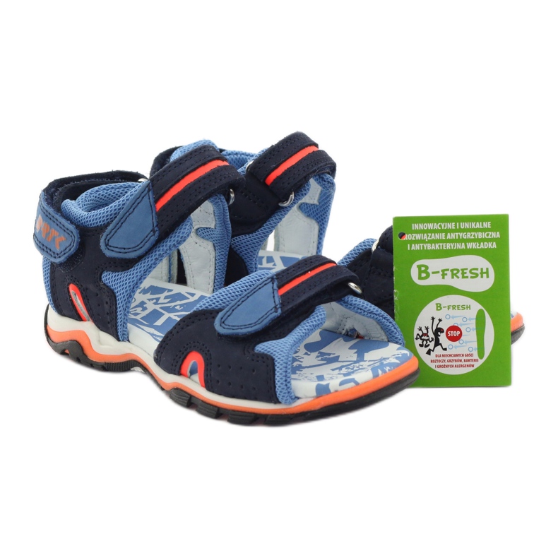 Bartek Kožne sandale mornaričkih dječaka plava 4