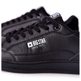 Memorijske pjene Big Star II174169 Crne kožne tenisice crna 1