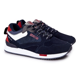 Muške sportske cipele Big Star II174190 Navy Blue plava 2