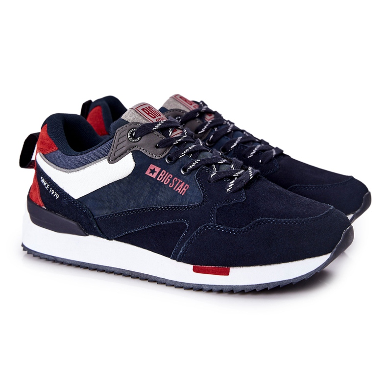 Muške sportske cipele Big Star II174190 Navy Blue plava 2