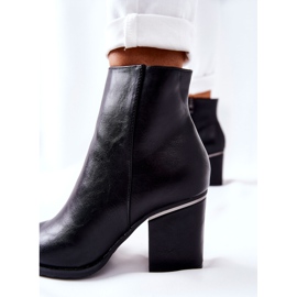 POTOCKI Klasične crne čizme Airah na visoku petu crna 1