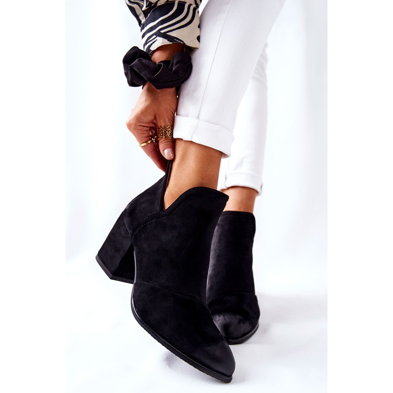 POTOCKI Klasične čizme s crnim Veriane patentnim zatvaračem crno 1