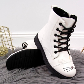 Bijele čizme za djevojčice izolirane Jr EVE319B bijela 1