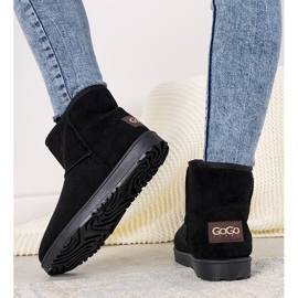 BM Crne ženske čizme za snijeg od Nanne crna 2